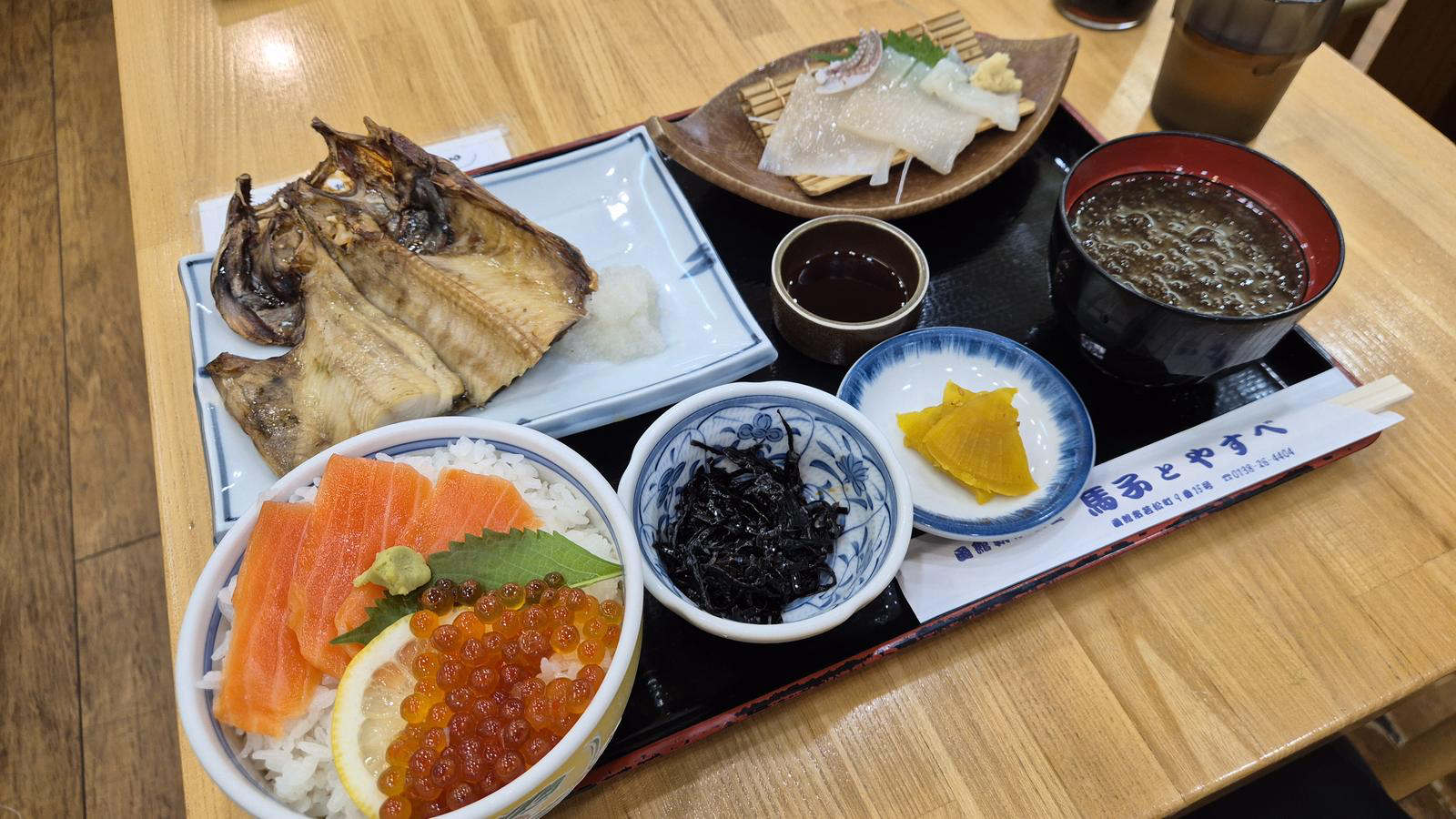 아침식사, 오징어회